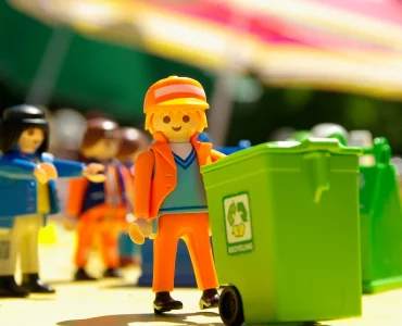 Miniature d'un éboueur