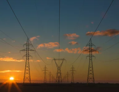 Des poteaux électriques