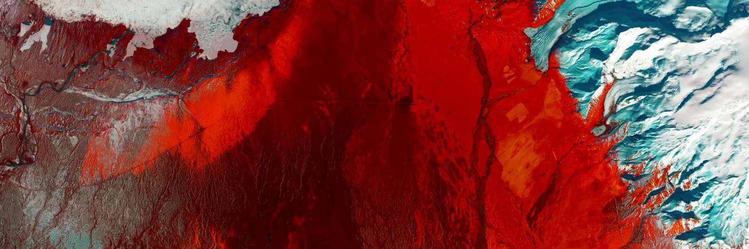 Du magma qui coule dans la glace
