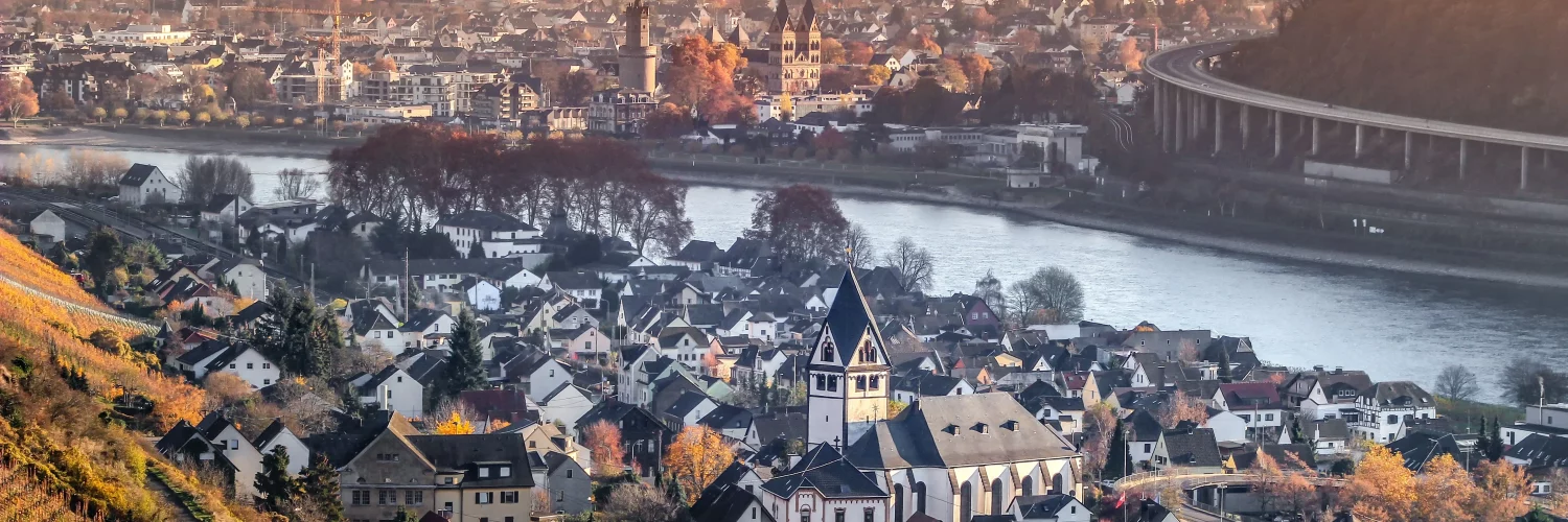 Une ville européenne en été