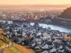 Une ville européenne en été